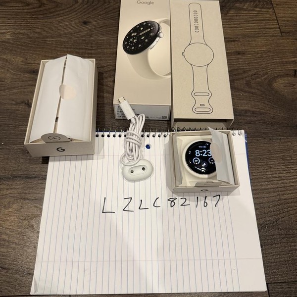 Google Pixel Watch 4 - Unlocked, Silver, 45mm, LTE