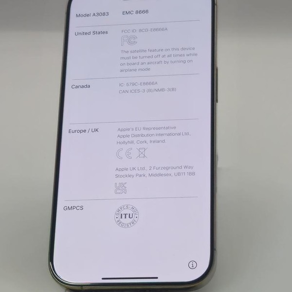 Apple iPhone 16 Pro - AT&T, 256 GB, Natural, A3083