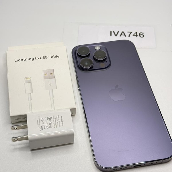 Apple iPhone 14 Pro Max - Unlocked, 256 GB, Purple, A2651