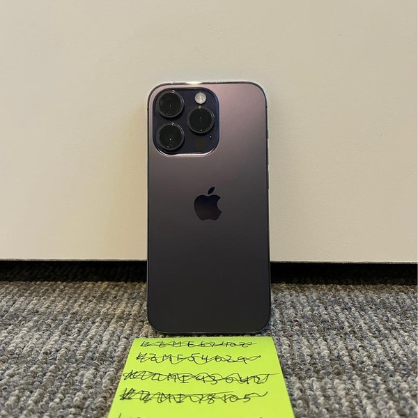 Apple iPhone 14 Pro - Unlocked, 256 GB, Purple, A2650