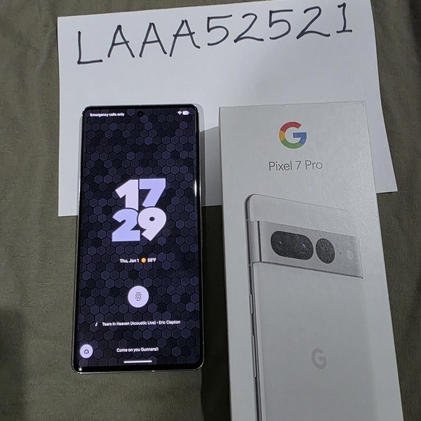 Google Pixel 7 Pro - Unlocked, 256 GB, Snow, 12 GB, GE2AE