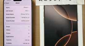 Mint
													Apple iPhone 16 Pro - Unlocked, Desert, 128 GB, A3083, photo 2 of 9