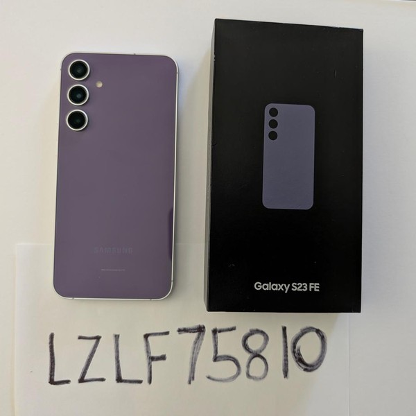 Samsung Galaxy S23 FE - Unlocked, 128 GB, Purple, 8 GB, SM-S711U1