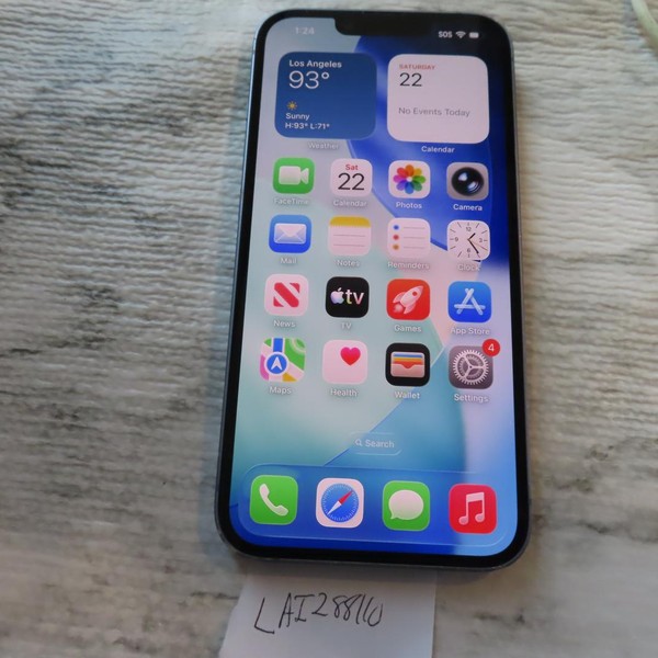Apple iPhone 14 - Unlocked, 128 GB, Blue, A2649