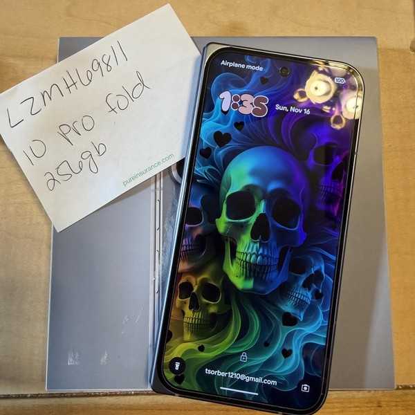 Google Pixel 10 Pro Fold - Unlocked, 256 GB, Moonstone, GU0NP