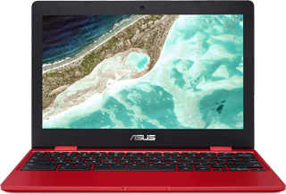 Asus Chromebook C223 - 32 GB, Red, 4 GB, Intel Celeron