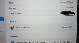 Mint
													MacBook Pro 2023 - 16" - Apple M2 Max, Gray, 2 TB, 64 GB, photo 4 of 15