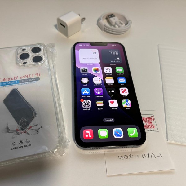 Apple iPhone 13 Pro Max - Unlocked, 128 GB, Sierra Blue, A2484