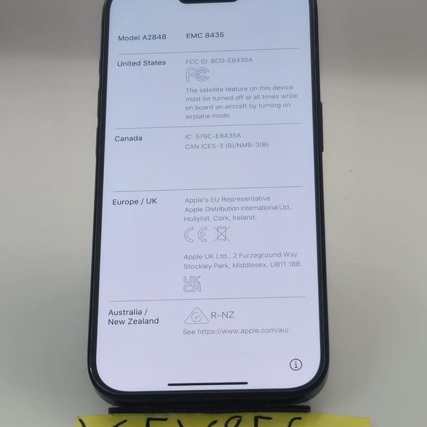 Apple iPhone 15 Pro - Verizon, 128 GB, Blue, A2848