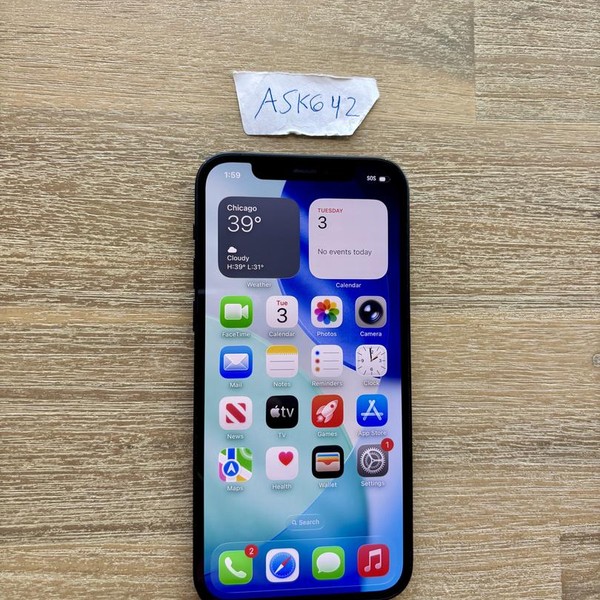 Apple iPhone 12 - Unlocked, 64 GB, Black, A2172