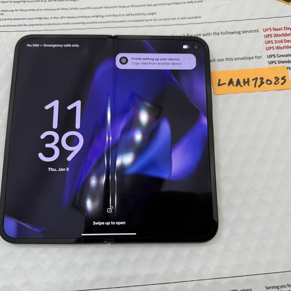 Google Pixel 9 Pro Fold - T-Mobile, 256 GB, Obsidian, GGH2X