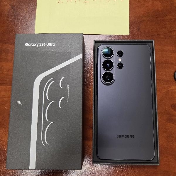 Samsung Galaxy S26 Ultra - Unlocked, 512 GB, Black, 12 GB, SM-S948U1