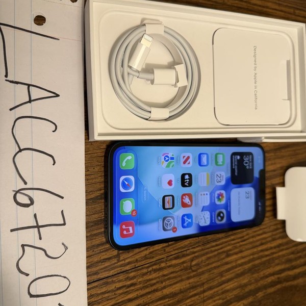 Apple iPhone 13 - Cricket, 128 GB, Midnight, A2482