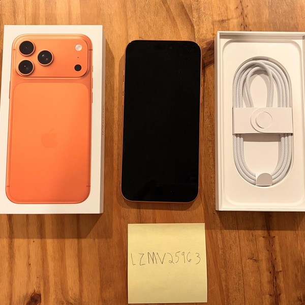 Apple iPhone 17 Pro Max - Unlocked, 256 GB, Cosmic Orange, A3257