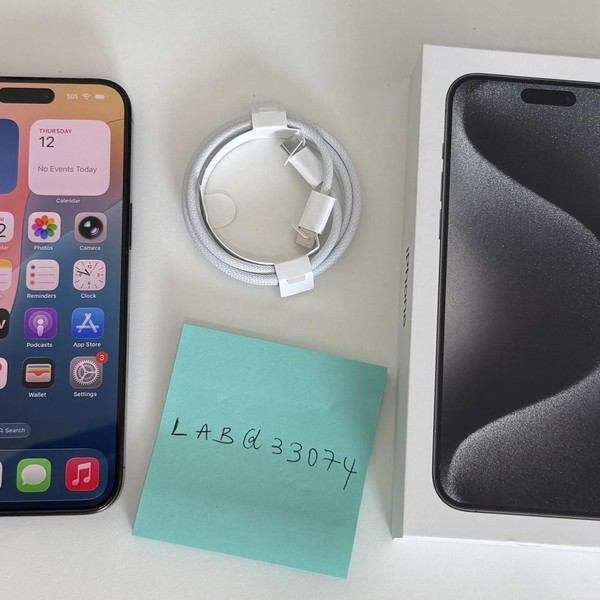 Apple iPhone 15 Pro Max - Unlocked, 256 GB, Black, A2849