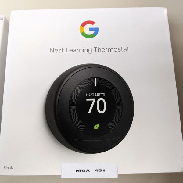 Nest Thermostat 3rd Gen - Black