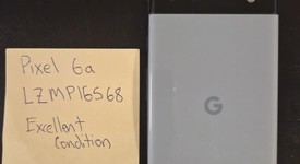Good
													Google Pixel 6a - Unlocked, Sage, 128 GB, 6 GB, GX7AS, photo 1 of 5