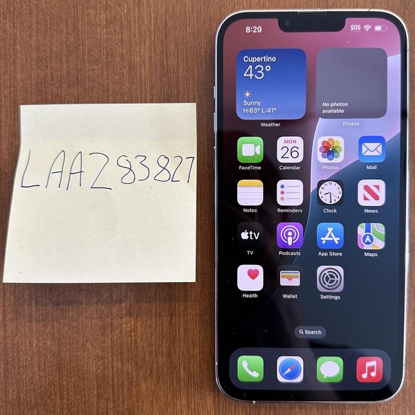 Apple iPhone 13 Pro Max - Unlocked, Silver, 128 GB, A2484