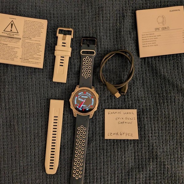 Garmin epix Gen 2 - White, Sapphire