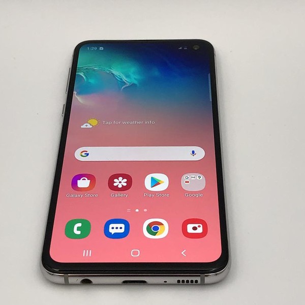 Samsung Galaxy S10e - T-Mobile, 256 GB, White, 8 GB, SM-G970U