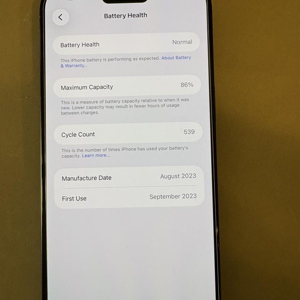 Apple iPhone 15 Pro Max - Unlocked, 256 GB, Blue, A2849