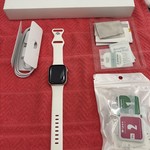 Good Apple Watch Series 7 45mm - Starlight, A2474 - GPS, Aluminum