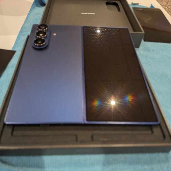 Samsung Galaxy Z Fold7 - Unlocked, 512 GB, Blue Shadow, 12 GB, SM-F966U1