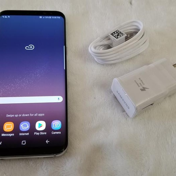 Samsung Galaxy S8 Plus - AT&T, 64 GB, Silver, SM-G955U