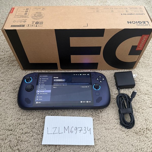 Lenovo Legion Go S - 1 TB, Black, 32 GB, AMD Ryzen Z1 Extreme