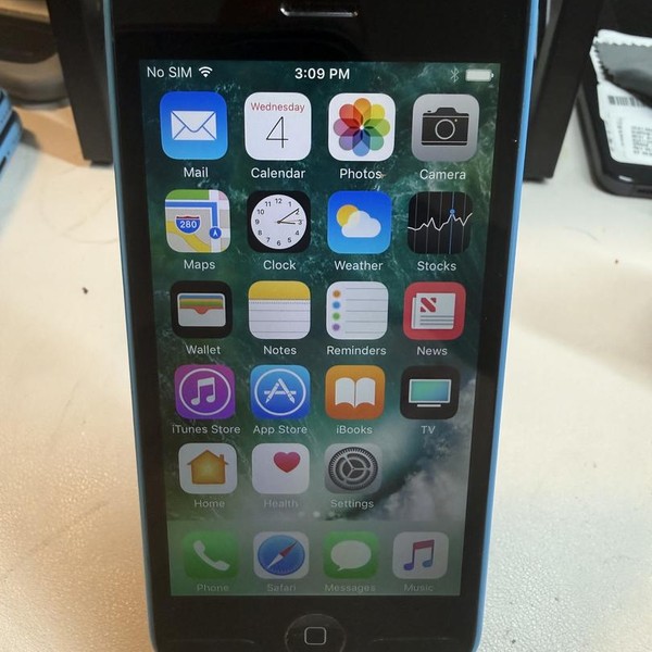 Apple iPhone 5C - Unlocked, 16 GB, Blue, A1532, GSM