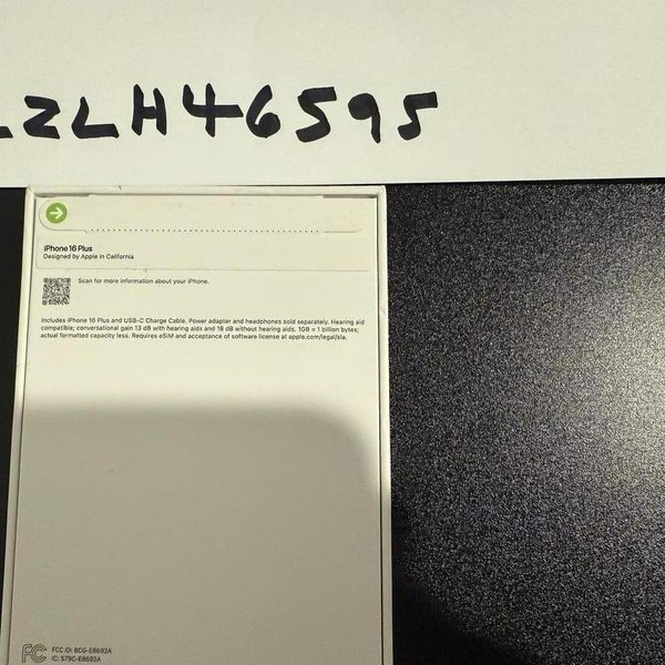 Apple iPhone 16 Plus - Unlocked, 128 GB, Ultramarine, A3082