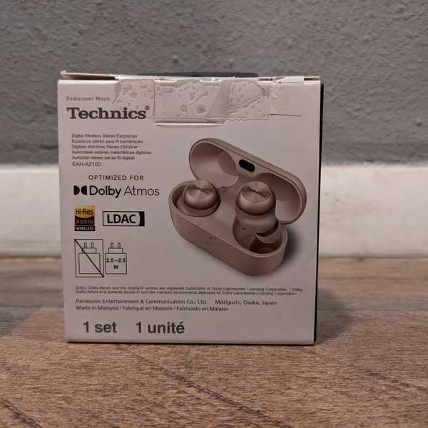 Technics AZ100 Hi-Fi Wireless Earbuds - Gold