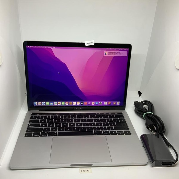MacBook Pro 2019 - 13 inch - 256 GB, Silver, 16 GB, Intel Core i5