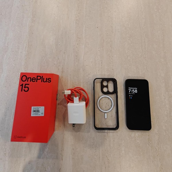 OnePlus 15 - Unlocked, 512 GB, Infinite Black, 16 GB