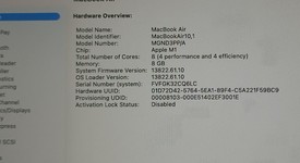 Good
													MacBook Air 2020 - 13" - Apple M1, Gold, 256 GB, 8 GB, photo 4 of 9