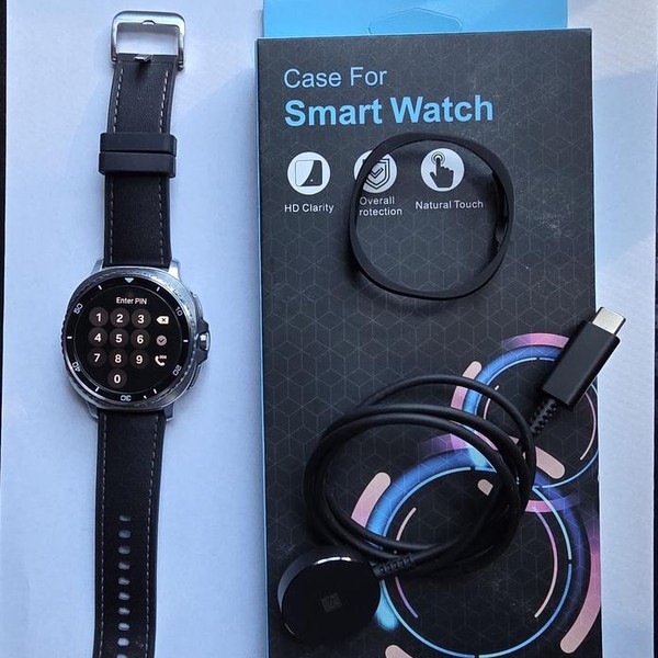 Samsung Galaxy Watch8 Classic - Unlocked, Black, SM-L505, 46mm