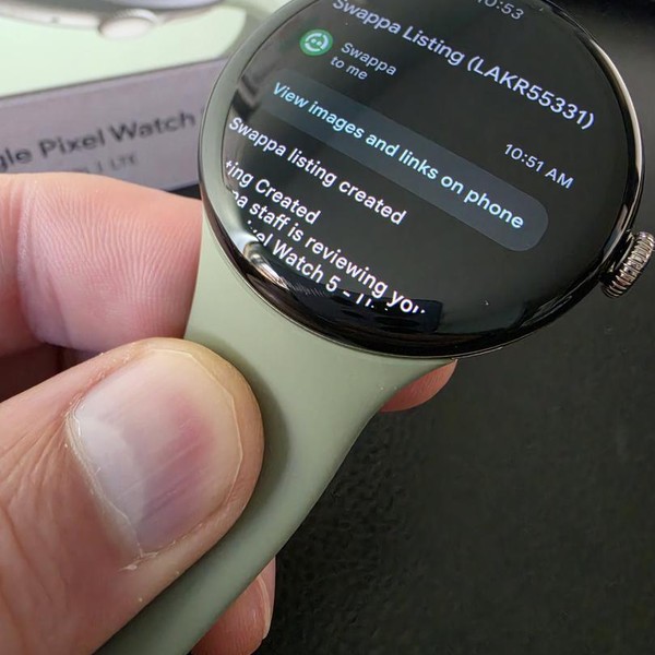 Google Pixel Watch 5 - Unlocked, Satin Pyrite Aluminum, 45mm, LTE
