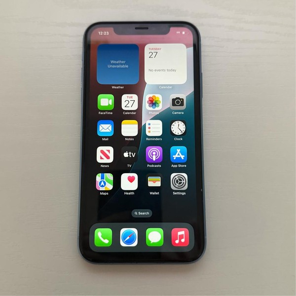 Apple iPhone Xr - Unlocked, Blue, 64 GB, A1984