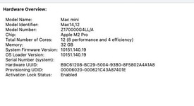 Good
													Mac mini 2023 - Apple M2 Pro 12-core, 2 TB, 32 GB, 1 Gigabit Ethernet, photo 5 of 5