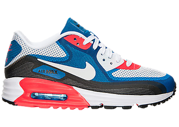 Nike Air Max Lunar 90 Grey Blue Red (GS) for sale