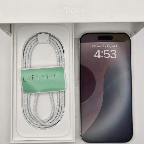 Apple iPhone 16 Pro - Unlocked, 256 GB, White, A3083