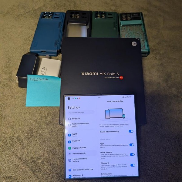 Xiaomi Mi Mix Fold 3 - Unlocked Non-US, 512 GB, Black, 16 GB