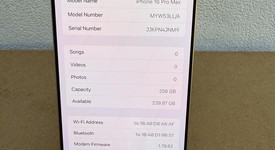 Good
													Apple iPhone 16 Pro Max - Unlocked, Desert, 256 GB, A3084, photo 3 of 9