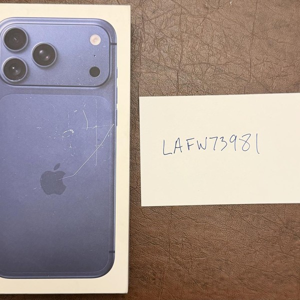 Apple iPhone 17 Pro Max - T-Mobile, 256 GB, Deep Blue, A3257