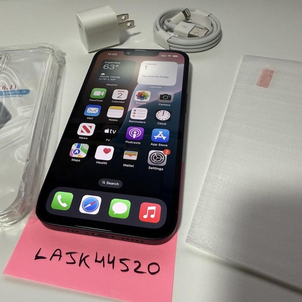 Apple iPhone 14 - Unlocked, 128 GB, Midnight, A2649