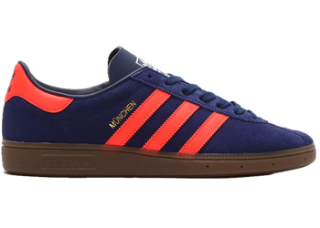 adidas Munchen Dark Blue Solar Red for sale