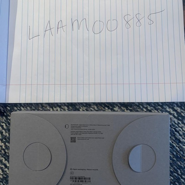 Apple Watch Ultra 3 49mm - Unlocked, Black, A3281