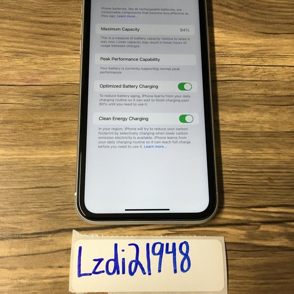 Apple iPhone Xr - Unlocked, White, 128 GB, A1984