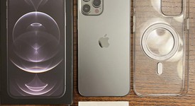 Good
													Apple iPhone 12 Pro Max - Unlocked, Graphite, 256 GB, A2342, photo 3 of 3
