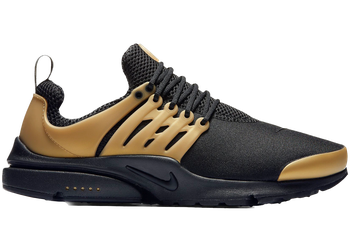Nike Air Presto Black Metallic Gold for sale